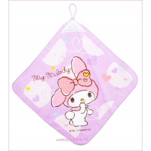asdfkitty可愛家☆美樂蒂擦手巾/抹布-34*34公分-日本正版商品