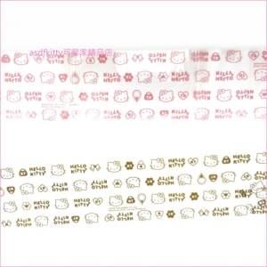 asdfkitty可愛家☆KITTY蛋糕圍邊紙-10入-6*70公分-香港正版商品