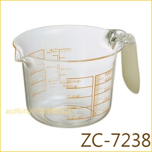 asdfkitty可愛家☆日本pearl耐熱量杯-500cc-耐熱100度-ZC-7238-日本製