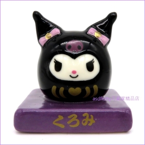 asdfkitty可愛家☆庫洛米達摩造型迷你陶瓷擺飾/裝飾品-日本正版商品