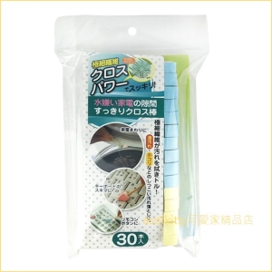 asdfkitty可愛家☆日本製-SOWA 極細纖維隙縫除垢海綿木棒清潔刷-30入