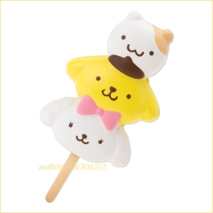 asdfkitty可愛家☆布丁狗糰子造型紓壓棒/舒壓小物/捏捏樂-日本正版商品