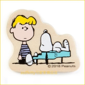 asdfkitty可愛家☆SNOOPY史努比鋼琴木製磁鐵-日本正版商品