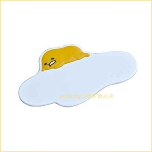 asdfkitty可愛家☆蛋黃哥矽膠防滑墊/止滑墊/手機墊/杯墊-日本正版商品
