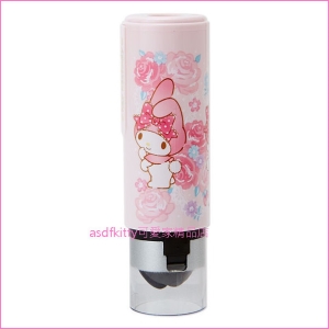asdfkitty可愛家☆獨家搭配 美樂蒂粉玫瑰印章盒+印章體-不含刻字-日本製