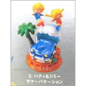asdfkitty可愛家☆雙子星車車公仔/擺飾/玩具-需自行組裝-日本正版商品