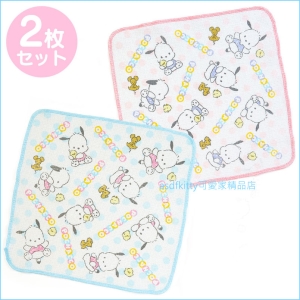 asdfkitty可愛家☆帕洽狗廚房抹布-2入-35*35公分-日本正版商品