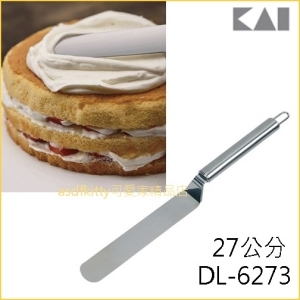 asdfkitty可愛家☆貝印 18-8不鏽鋼蛋糕抹刀-27公分-DL-6273-日本正版商品
