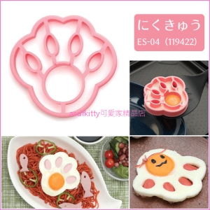 asdfkitty可愛家☆日本川嶋腳掌造型矽膠模型/煎蛋模/鬆餅煎模-日本正版商品