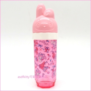 asdfkitty可愛家☆美樂蒂造型粉紅色棉花棒收納盒/印章盒/隨身牙籤盒-日本正版商品