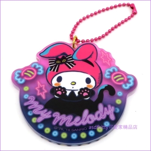asdfkitty可愛家☆美樂蒂萬聖節壓克力吊牌/吊飾/掛飾-日本正版商品