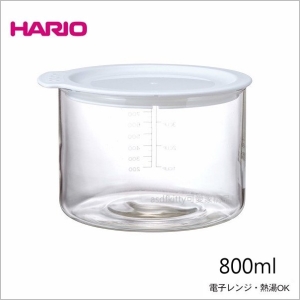 asdfkitty可愛家☆HARIO日本製-白色800ML-玻璃醃漬罐/保鮮收納罐