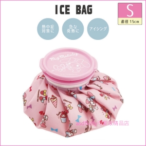 asdfkitty可愛家☆美樂蒂冰敷袋-S號 可當保冷劑-日本正版商品