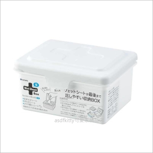 asdfkitty可愛家☆日本INOMATA濕紙巾抽取收納盒/卸妝棉盒-各類清潔濕巾-日本製