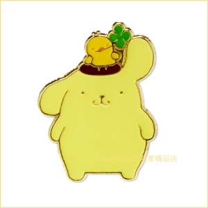 asdfkitty可愛家☆布丁狗小鴨造型胸針/別針/徽章-日本正版商品