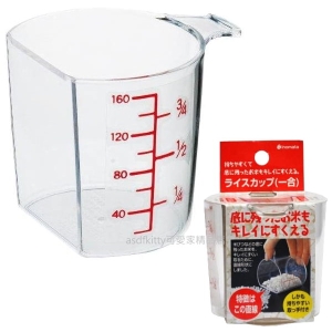 asdfkitt*日本製 INOMATA 平口量米杯/量杯-180ML-1合