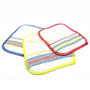 asdfkitty*日本製 方型純棉洗滌小抹布-不挑色-15*16公分