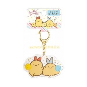 asdfkitty*日本san-x角落生物炸蝦壓克力吊牌鑰匙圈/吊飾/掛飾-日本正版商品