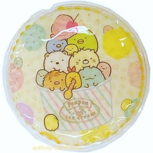 asdfkitty*日本san-x角落生物冰淇淋圓型保冷劑/保冰劑-保鮮食物或牙痛-發燒降溫-冰敷-日本正版商品