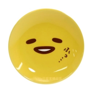 asdfkitty*日本金正陶器 蛋黃哥開心陶瓷醬料碟/小碟子/點心皿/茶包盤/湯匙架-日本製