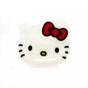asdfkitty*KITTY大臉造型陶瓷筷架-日本製