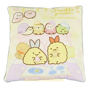 asdfkitty*角落生物 炸蝦炸魚方型抱枕/靠墊/坐墊/午安枕-日本san-x正版商品