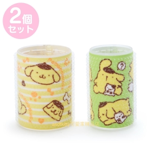 asdfkitty*布丁狗魔鬼氈髮捲/捲髮器-1大1小-美髮工具-日本正版商品