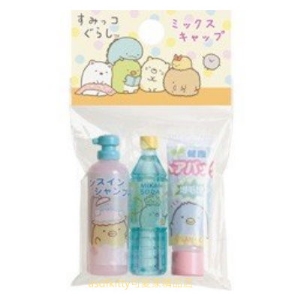 asdfkitty*日本san-x角落生物 黃色點點 沐浴乳飲料牙膏 3入造型鉛筆蓋/鉛筆延長器/鉛筆套/鉛筆帽