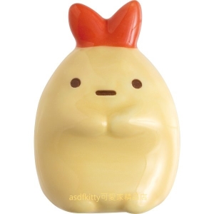 asdfkitty*日本san-x角落生物炸蝦造型陶瓷筷架-日本正版商品