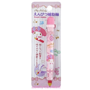 asdfkitty*美樂蒂鉛筆延長器/鉛筆套-用到最後都不浪費-日本正版商品