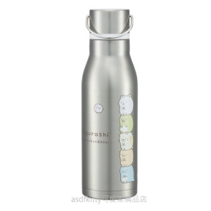 asdfkitty*角落生物疊疊樂手提保溫保冷不鏽鋼水壺-600ML-SSW6N-日本正版商品