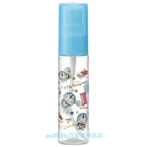 asdfkitty*哆啦A夢噴霧式透明空瓶/空罐-30ML-可裝化妝水,藥水...-方便攜帶-日本正版商品