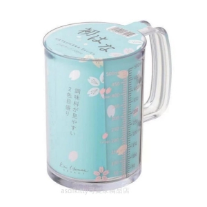 asdfkitty*日本製 貝印 櫻花量杯-500ML-液體.麵粉.砂糖都可量-洗碗機可用