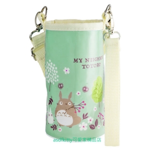 asdfkitty*TOTORO龍貓綠色保冷水壺袋/水壺套-附背帶-可斜背-不滴水-日本正版商品