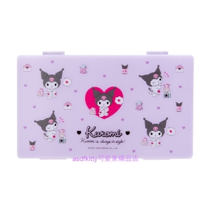 asdfkitty*庫洛米小護士雙層抗菌口罩收納盒-可隨身攜帶.乾淨方便-日本正版商品