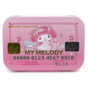 asdfkitty*美樂蒂長方型收納鐵盒/置物盒/禮物盒-日本正版商品