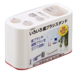 asdfkitty*日本SANAD牙刷牙膏收納架/牙刷架-日本正版商品