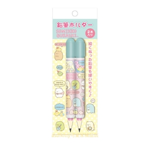 asdfkitty*日本san-x角落生物漫畫版鉛筆延長器2入-鉛筆套-用到最後都不浪費-日本製