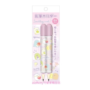 asdfkitty*日本san-x角落生物夏季甜品鉛筆延長器2入-鉛筆套-用到最後都不浪費-日本製