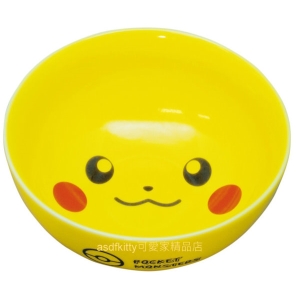 asdfkitty*日本金正陶器 皮卡丘大臉陶瓷碗/飯碗/點心碗-日本製
