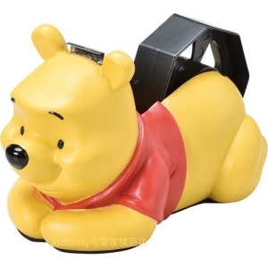 asdfkitty*迪士尼小熊維尼趴趴造型膠帶台-正常大小-日本正版商品