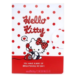 asdfkitty*KITTY打電話多功能收納夾/可放存摺/信用卡片/證件/名片-日本正版商品
