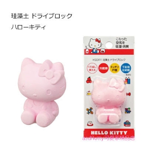 asdfkitty*KITTY 全身造型 珪藻土/硅藻土吸濕消臭擺飾-冰箱.櫥櫃.鞋櫃都可放-日本正版商品