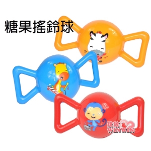 費雪牌(FisherPrice)F0902費雪糖果搖鈴球，色彩鮮艷，吸引寶寶愛不釋手!