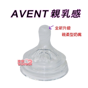 AVENT親乳感防脹氣奶嘴~全新升級親柔型奶嘴二圓孔奶嘴(裸裝)超低價40元~拆奶瓶多出奶嘴便宜賣