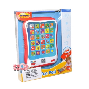 WinFun 2271英文平板 英文學習平板 / 英文平板玩具，一次學會英文字母、單字、形狀、拼字