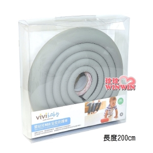 ViVibaby 嬰幼兒NBR安全防護條200cm (防撞護條 全長200cm)適用桌子、門框等尖銳的地方