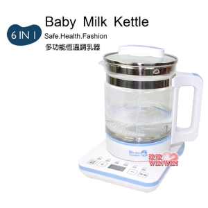KU.KU 酷咕鴨多功能恆溫調乳器，酷咕鴨六合一多功能恆溫調乳器9022，精準地溫度控制，可持續恆溫24小時