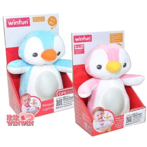 Win Fun 安撫音樂小企鵝，安撫聲光模式，給寶寶最溫柔的呵護