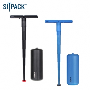 【適演唱會 拍鳥】SitPACK 攝影師候景利器 隨身太空椅 排隊神器 隨身椅 折疊 凳子~承重100公斤/220磅~ 公司貨-藍色